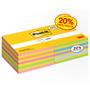 Self-adhesive note, 76x76 mm, 2x450 sheets, 3M POSTIT, mixed colors